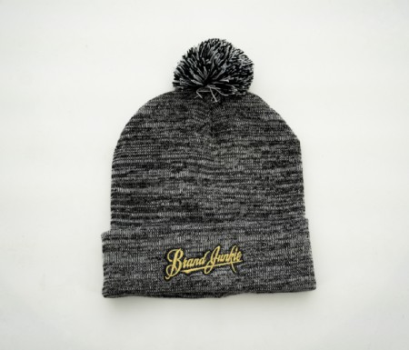 Brand Junkie Beanie - Black/Gold